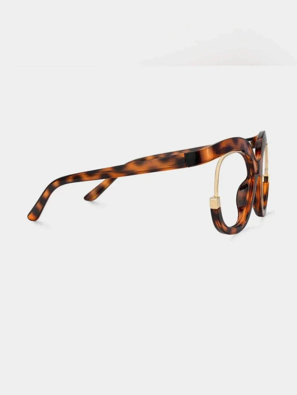 NEW Leopard Oversize Round Fashion Glasses
